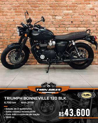 TRIUMPH BONNEVILLE T120 BLACK 1200 
